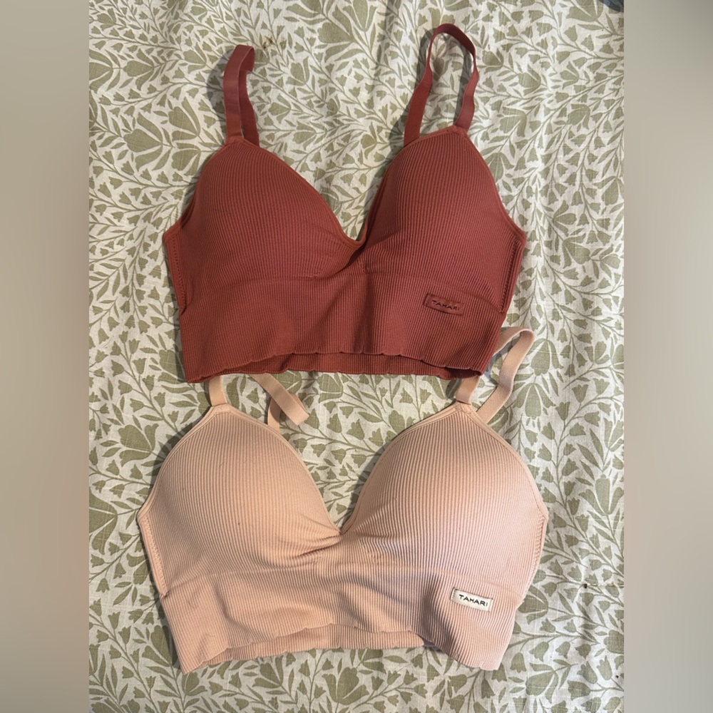 Ribbed Adjustable Bra Set